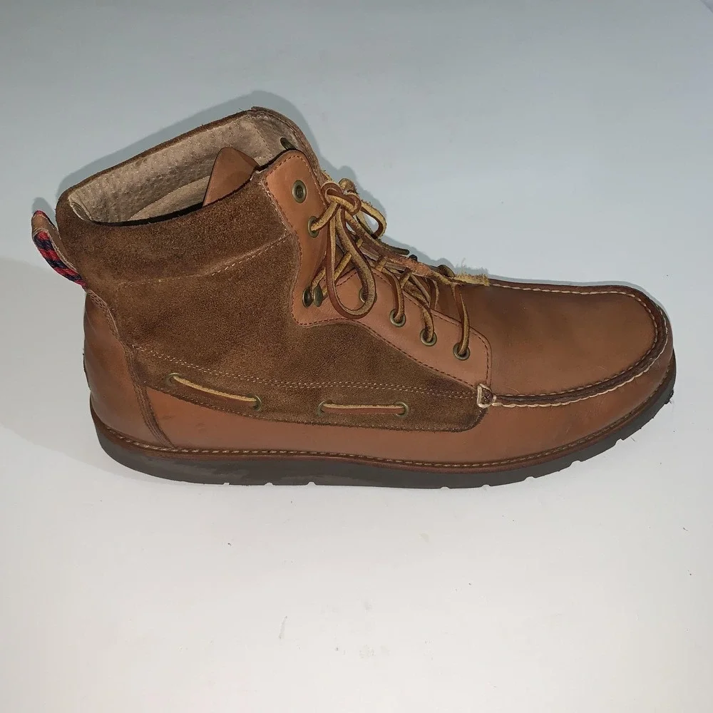 Polo Salisbury Boots Mens Size 13D Brown Leather Chukka Ankle Casual